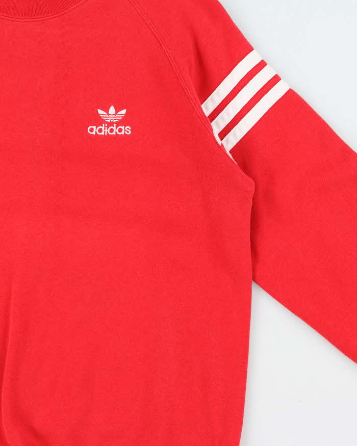 Vintage 1980s Adidas Originals 3 Stripe Crewneck Sweatshirt - L