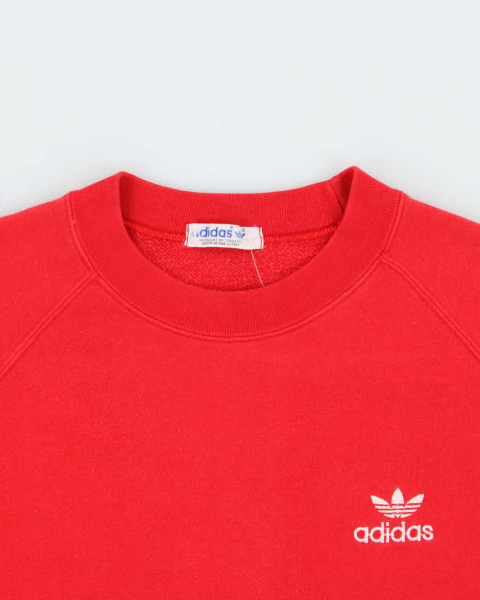Vintage 1980s Adidas Originals 3 Stripe Crewneck Sweatshirt - L