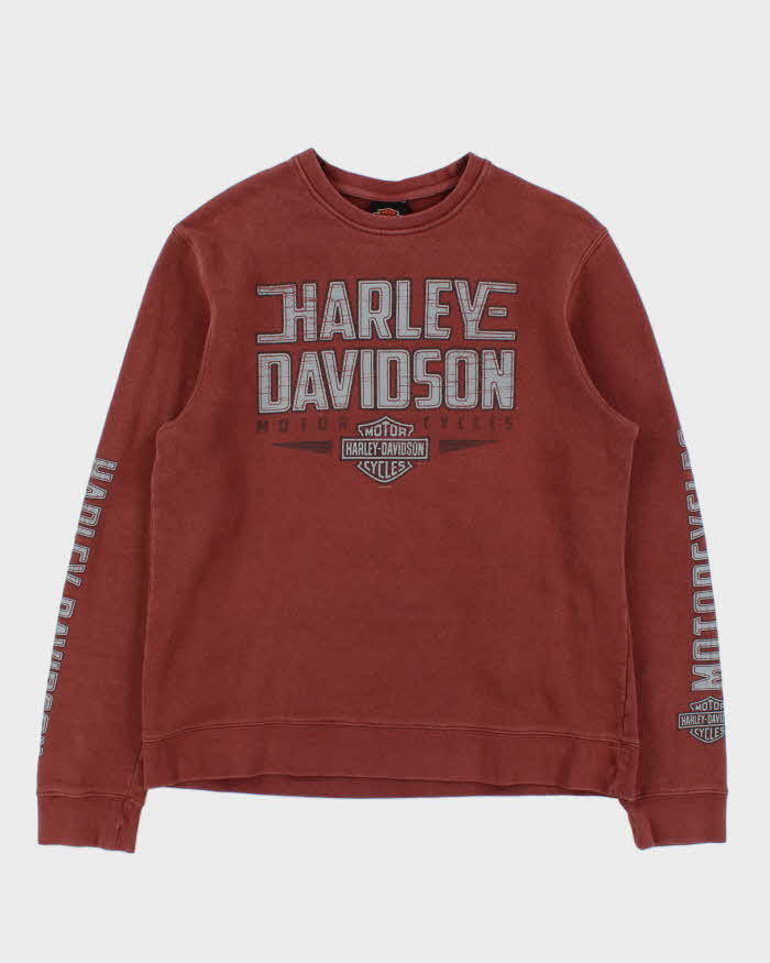 Vintage Harley Davidson Laconia New Hampshire Crewneck Sweatshirt - L