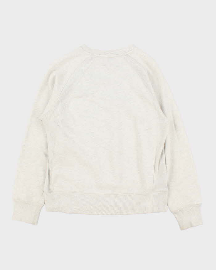 Vintage Y2K 00s Nike Air Marl Grey Crewneck Sweatshirt - M