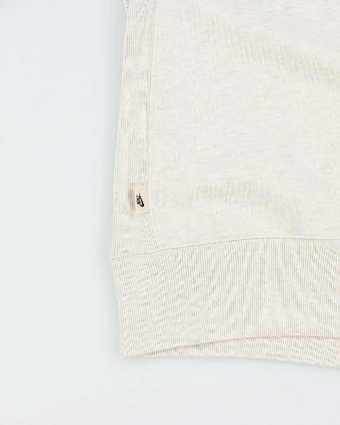 Vintage Y2K 00s Nike Air Marl Grey Crewneck Sweatshirt - M