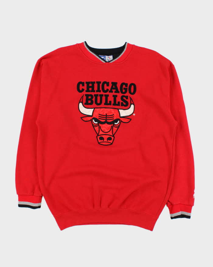 Vintage 1990s Starter NBA Chicago Bulls Crewneck Sweatshirt - L