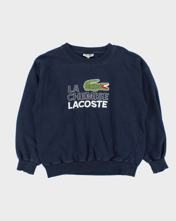 Vintage 1990s Lacoste La Chemise Embroidered Crewneck Sweatshirt - M