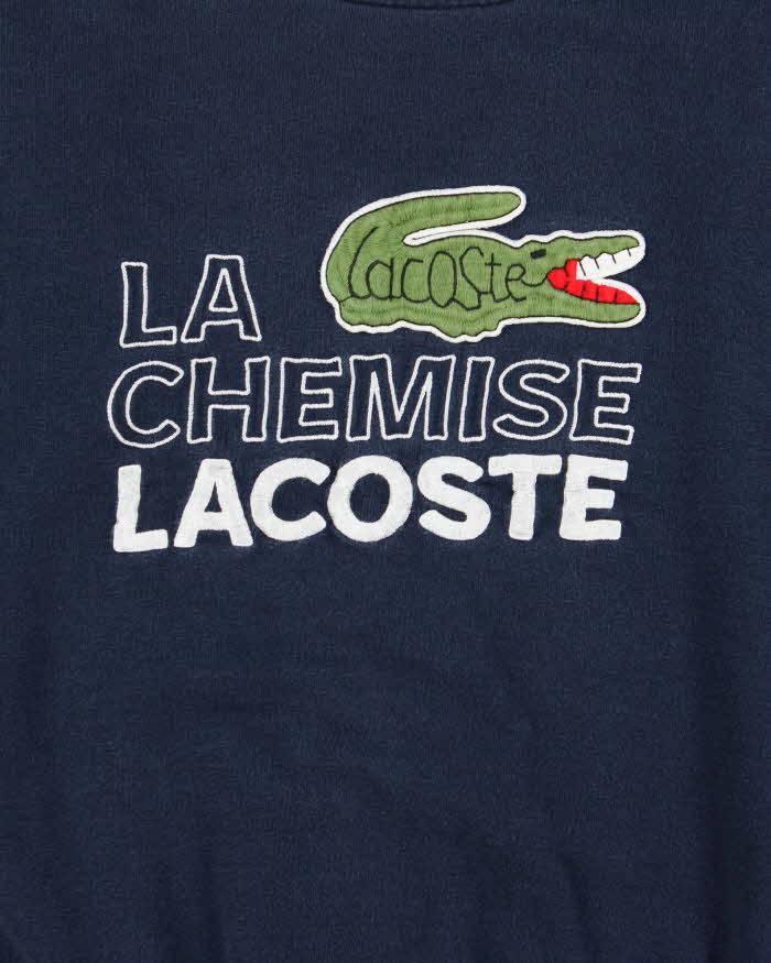 Vintage 1990s Lacoste La Chemise Embroidered Crewneck Sweatshirt - M