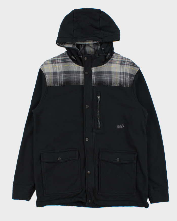 Vintage 00s Nike 6.0 Heavyweight Plaid Full-Zip Hoodie - M
