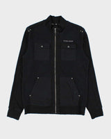 Vintage Y2K 00s Guess Jeans Full-Zip Utility Sweatshirt - S
