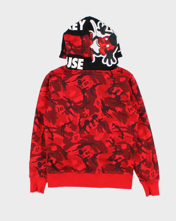 2016 Aape By Bathing Ape x Disney Mickey Camo Full-Zip Hoodie - XS