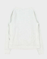 Vintage Champion Michigan Grey Marl Reverse Weave Crewneck Sweatshirt - S