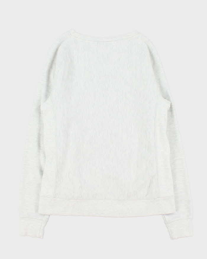 Vintage Champion Michigan Grey Marl Reverse Weave Crewneck Sweatshirt - S