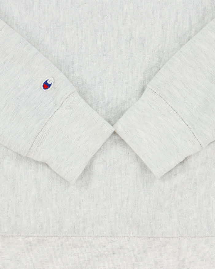 Vintage Champion Michigan Grey Marl Reverse Weave Crewneck Sweatshirt - S