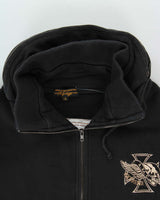 Vintage Y2K 00s Flagstaff A.M.C Motorcycle Heavyweight Stow Away Zip-Up Hoodie - XXXL
