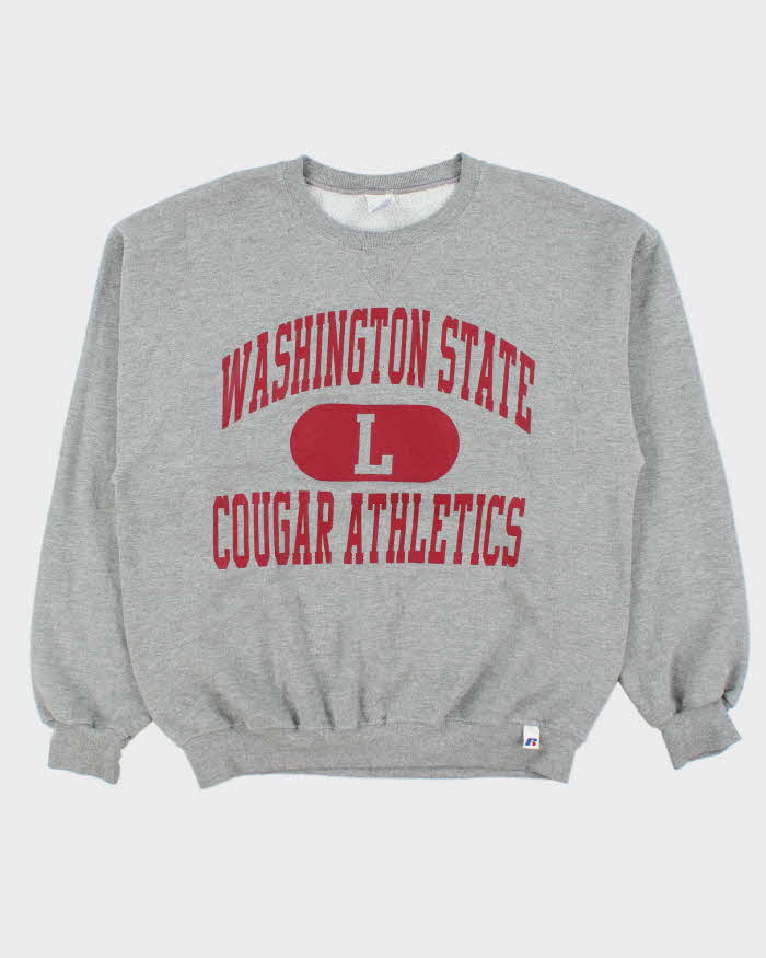 Vintage Y2K 00s Russell Athletic Washington State Crewneck Sweatshirt - L