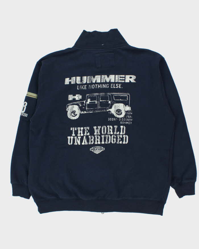 Vintage Y2K 00s Hummer Like Nothing Else Zip-Up Sweatshirt - XXL