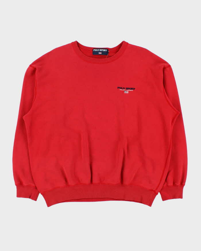 Vintage 1990s Polo Sport Ralph Lauren Classic Crewneck Sweatshirt - L