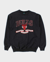 Vintage 1990s Logo Athletic Chicago Bulls Embroidered Made In USA Crewneck Sweatshirt - S