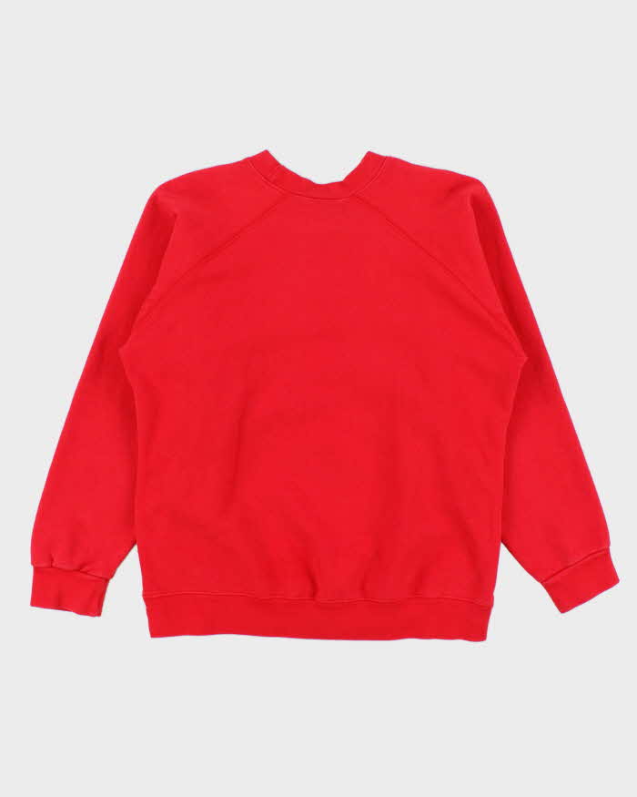 Vintage 1990s Avirex Embroidered Spell-Out Crewneck Sweatshirt - M