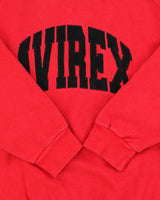 Vintage 1990s Avirex Embroidered Spell-Out Crewneck Sweatshirt - M