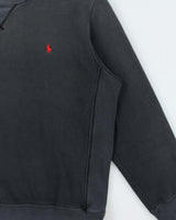 Vintage Y2K 00s Polo Ralph Lauren Faded Navy Classic Crewneck Sweatshirt - L