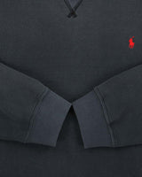 Vintage Y2K 00s Polo Ralph Lauren Faded Navy Classic Crewneck Sweatshirt - L