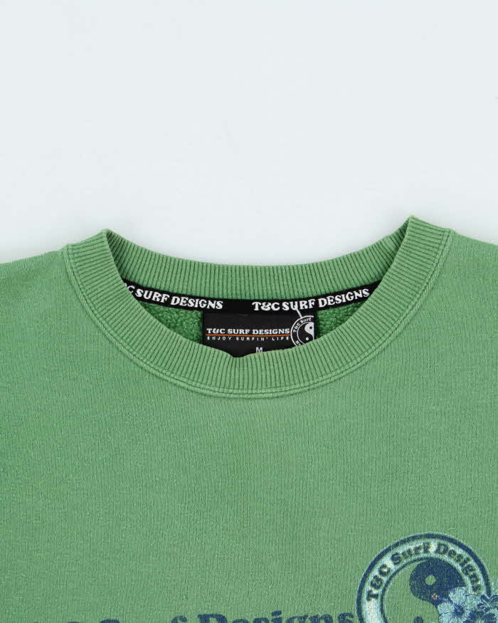 Vintage Y2K 00s T&amp;C Surf Crewneck Sweatshirt - M