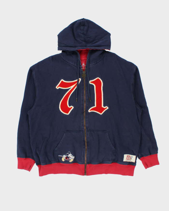 Vintage Walt Disney World 71 Heavyweight Zip-Up Hoodie - XXL
