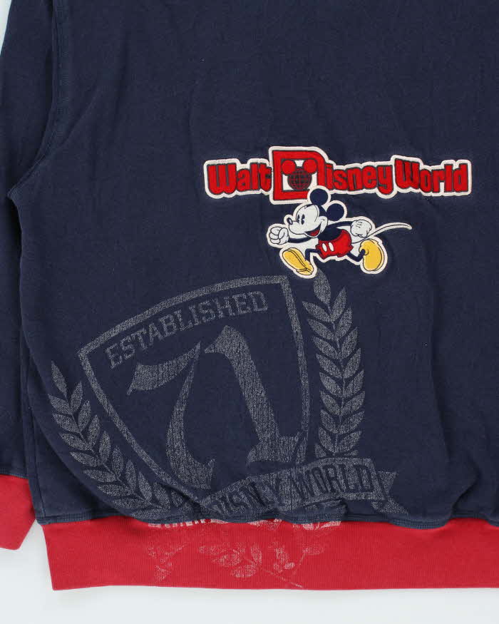 Vintage Walt Disney World 71 Heavyweight Zip-Up Hoodie - XXL