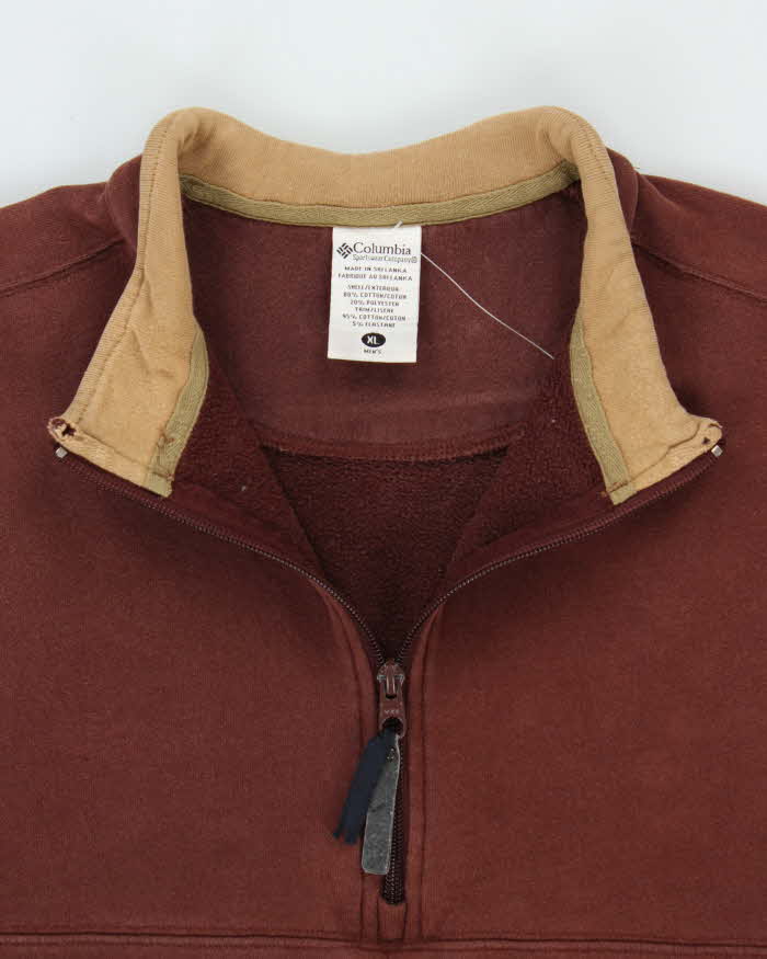 Vintage Y2K 00s Columbia Heavyweight Quarter-Zip Sweatshirt - XL