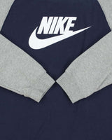 Vintage Y2K 00s Nike Spell Out Two-Tone Crewneck Sweatshirt - L