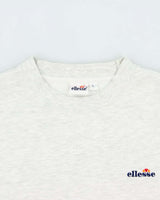 Vintage 1990s Ellesse Grey Marl Logo Crewneck Sweatshirt - L
