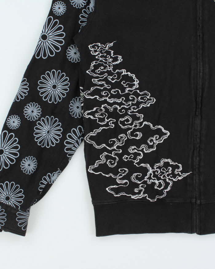 Vintage Y2K 00s Sukajan Japan Zip-Up Sweatshirt - L