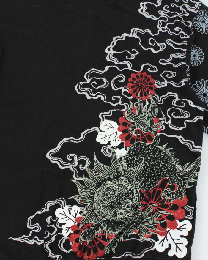 Vintage Y2K 00s Sukajan Japan Zip-Up Sweatshirt - L