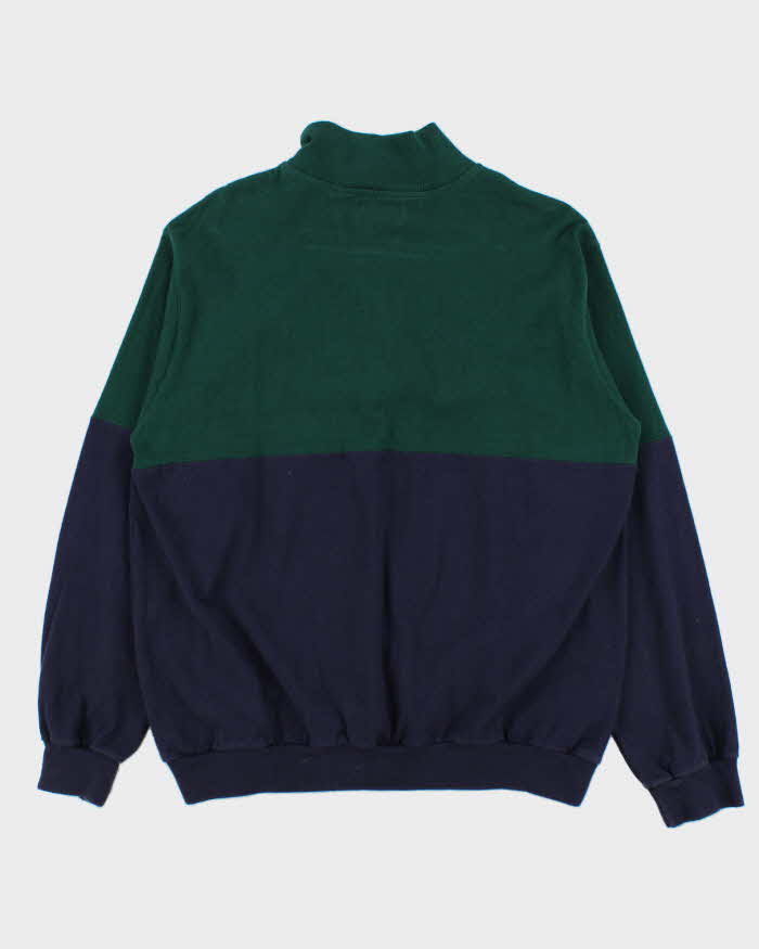 Vintage 1990s L.L.Bean Two-Tone Quarter-Zip Sweatshirt - L