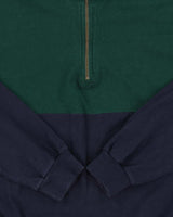 Vintage 1990s L.L.Bean Two-Tone Quarter-Zip Sweatshirt - L