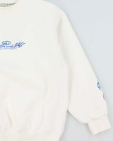 Vintage Y2K 00s Piko Hawaiian Longboard Wear Glitter Graphic Crewneck Sweatshirt - M