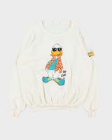 Vintage 1987 Duck Mania Graphic Crewneck Sweatshirt - L