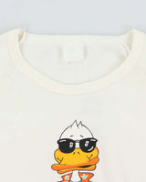 Vintage 1987 Duck Mania Graphic Crewneck Sweatshirt - L