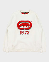 Vintage Y2K 00s Ecko UNLTD Embroidered Heavyweight Crewneck Sweatshirt - L