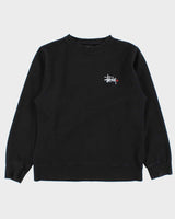 Vintage Stussy Big Logo Crewneck Sweatshirt - M