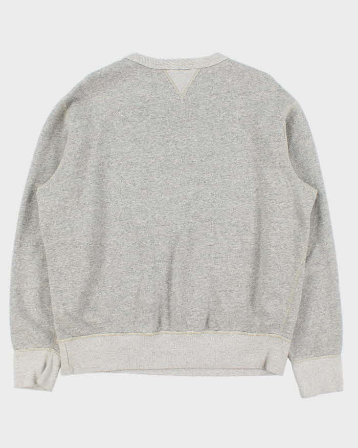 Vintage Polo Ralph Lauren Ath Dept.67 Grey Marl Crewneck Sweatshirt - XL