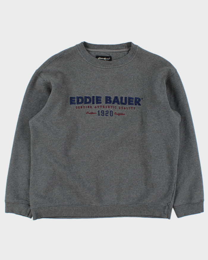 Vintage Eddie Bauer Embroidered Spell Out Sweatshirt - L