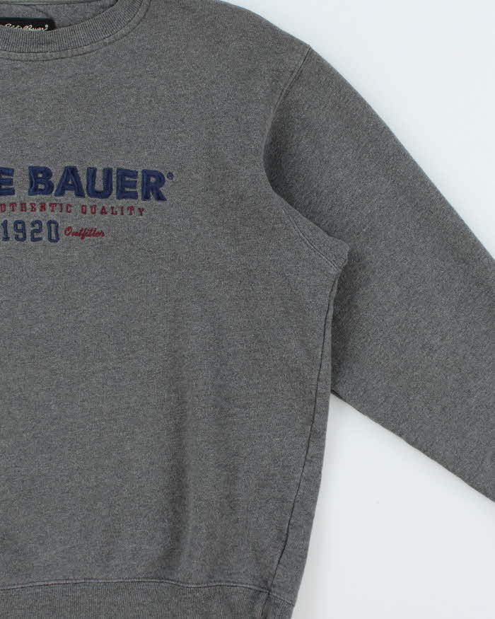 Vintage Eddie Bauer Embroidered Spell Out Sweatshirt - L