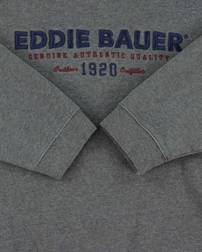 Vintage Eddie Bauer Embroidered Spell Out Sweatshirt - L