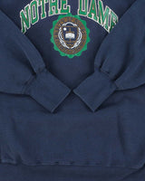 Vintage 1990s Champion Reverse Weave Notre Dame Crewneck Sweatshirt - L