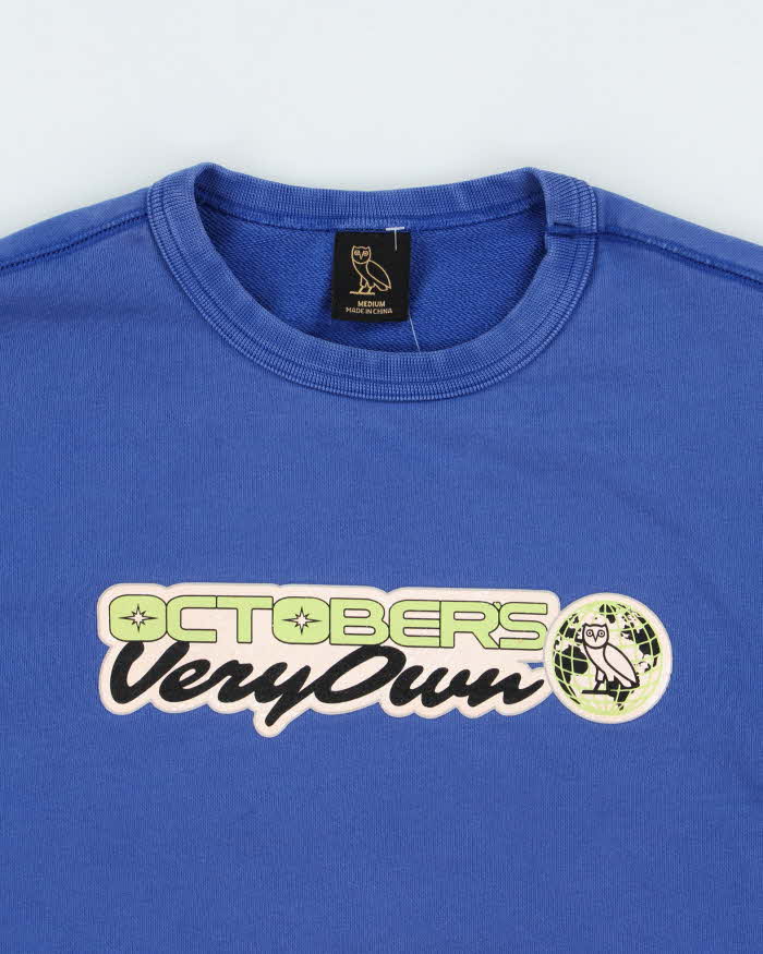 OVO October's Very Own Spell Out Heavyweight Crewneck Sweatshirt - M