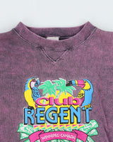 Vintage 1990s Club Regent Acid Wash Crewneck Sweatshirt - L