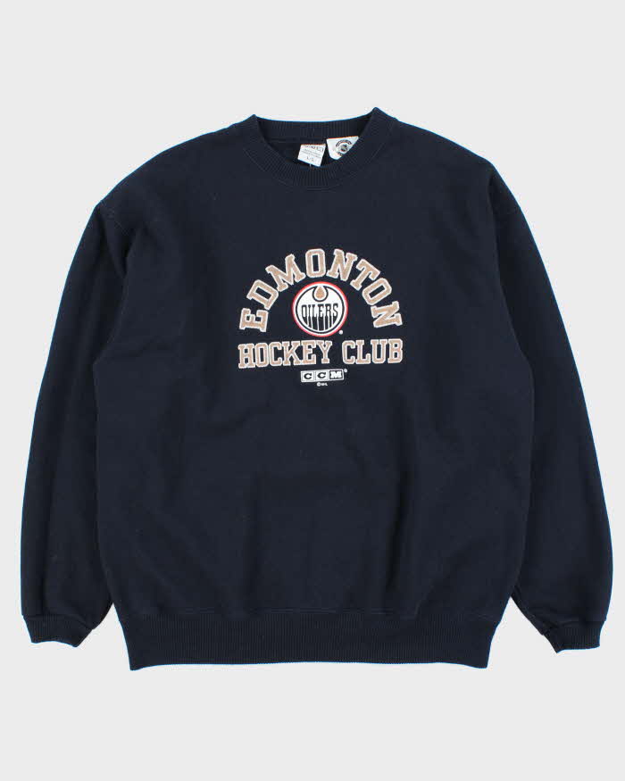 Vintage Edmonton Oilers Hockey Club CCNM Sweatshirt - L