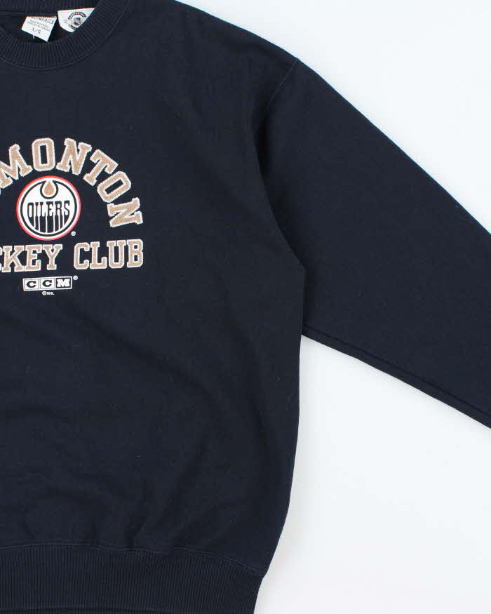 Vintage Edmonton Oilers Hockey Club CCNM Sweatshirt - L