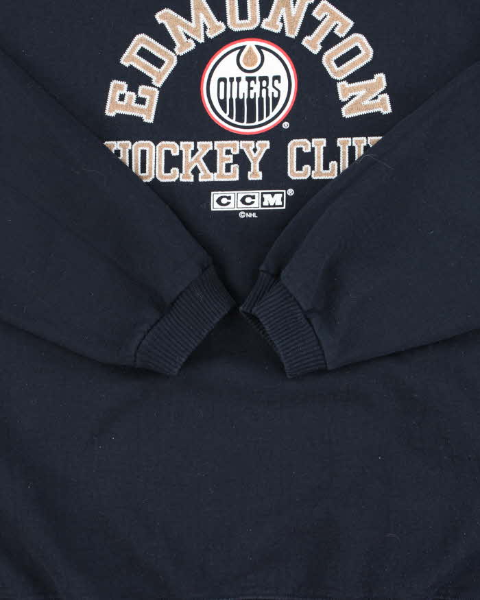 Vintage Edmonton Oilers Hockey Club CCNM Sweatshirt - L