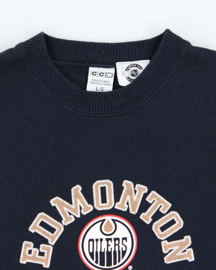 Vintage Edmonton Oilers Hockey Club CCNM Sweatshirt - L