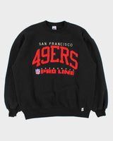 Vintage 1990s Russell Ath Made In USA San Fran 49ers NFL Pro Line Crewneck Sweatshirt - XL